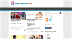 Desktop Screenshot of blog-etourisme.com